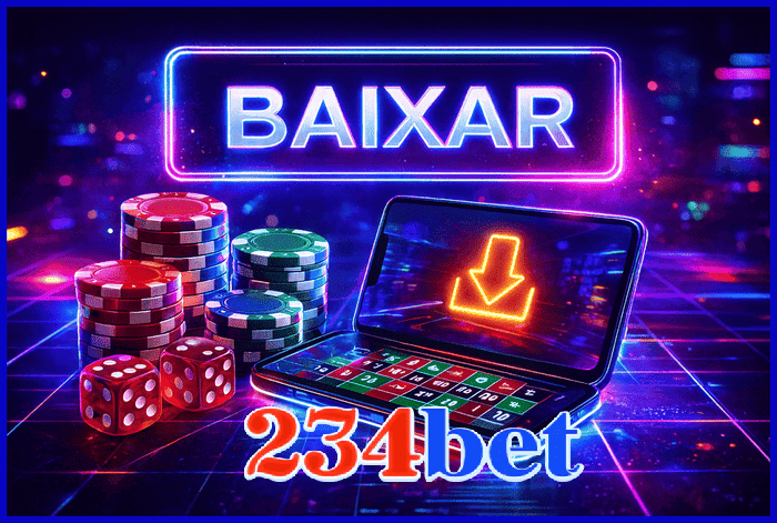 Imagem promovendo o app oficial da 234BET para mobile
